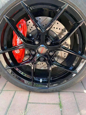 পরিমার্জিত AP9200 BMW ব্রেক ক্যালিপার 330MM ডিস্ক নীল কালো রঙ