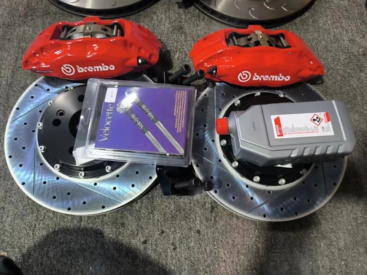 Brembo F50 / BMW F18 F36 F10 গাড়ির জন্য 355mm ডিস্ক সাইজ 4 পিস্টন ক্যালিপার কিট