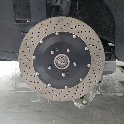Monoblock Kia K5 ব্রেক ক্যালিপার 6 পিস্টন ক্যালিপারস সবুজ রঙ