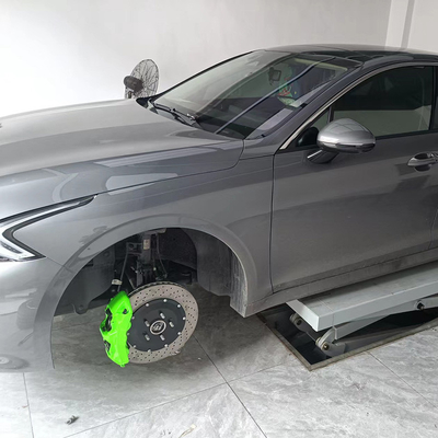Monoblock Kia K5 ব্রেক ক্যালিপার 6 পিস্টন ক্যালিপারস সবুজ রঙ